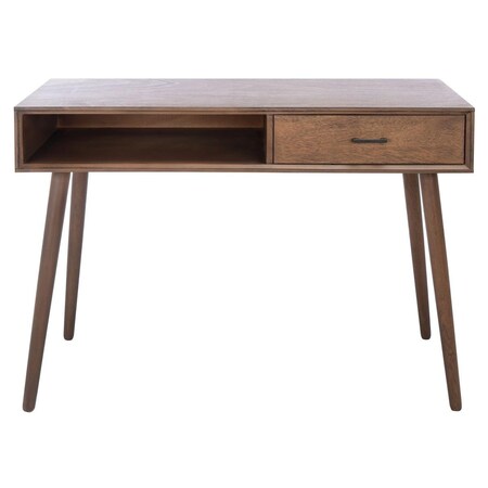 Safavieh Remy 1 Drawer Writing Desk, Brown DSK5700C